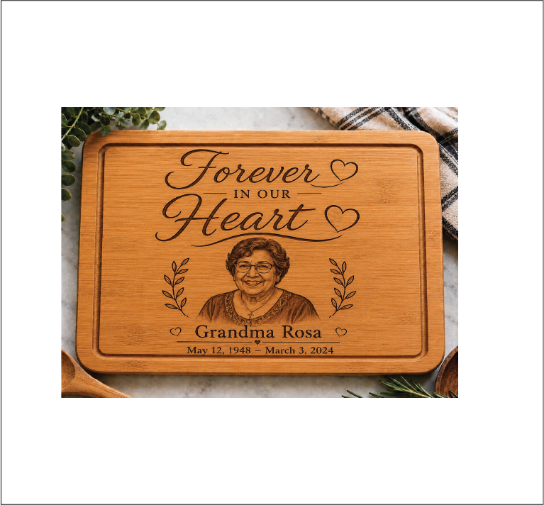 In Memory Of -Cutting Board