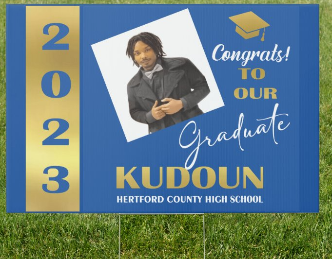 Graduation Yard Sign