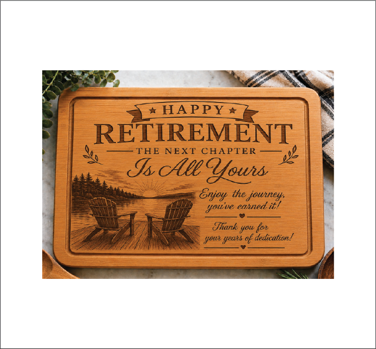 Retirement Cutting Board