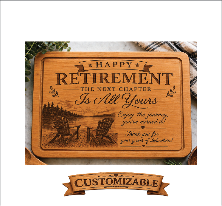 Retirement Cutting Board